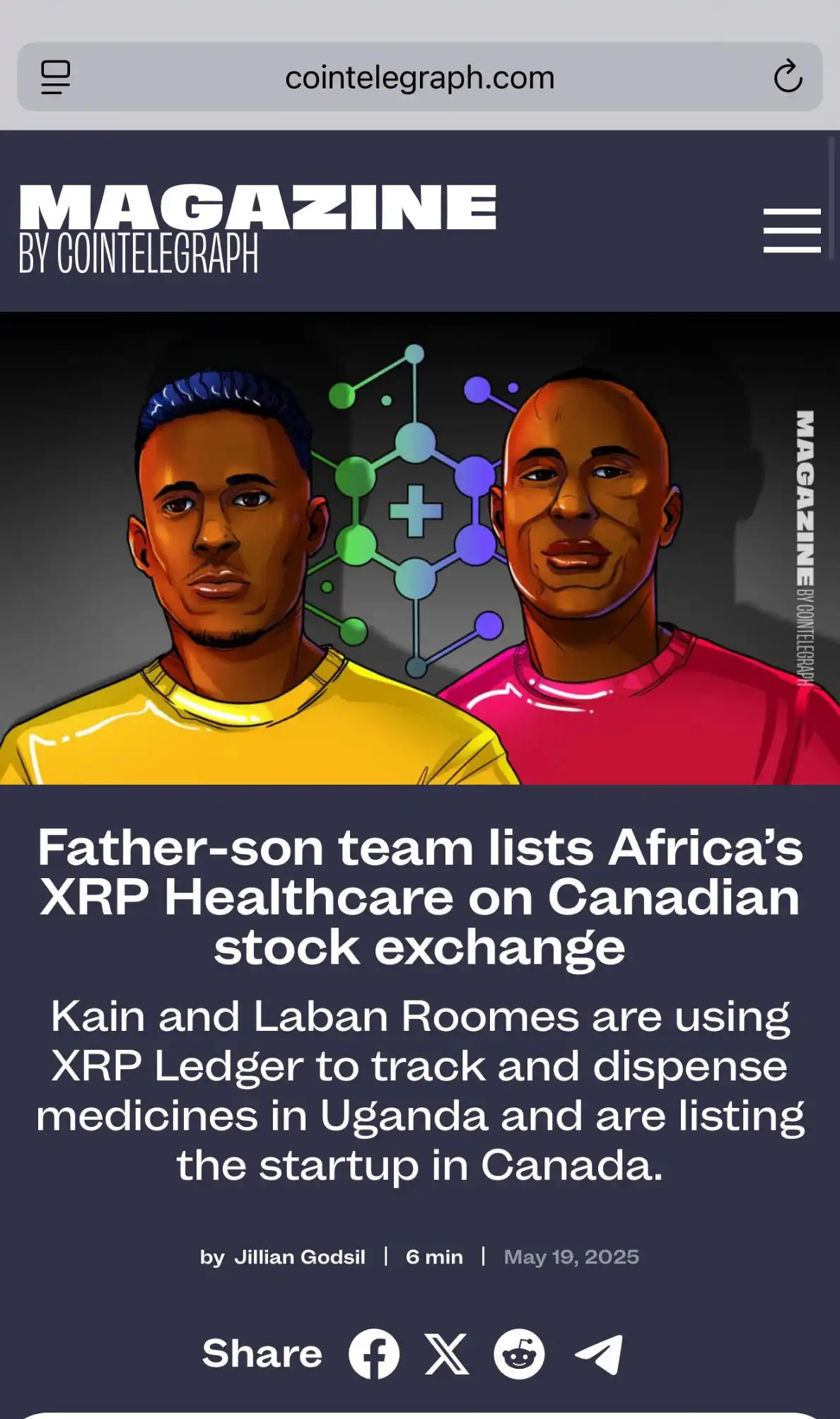 From Vision to Public Markets: Cointelegraph Spotlights XRP Healthcare’s Global Journey