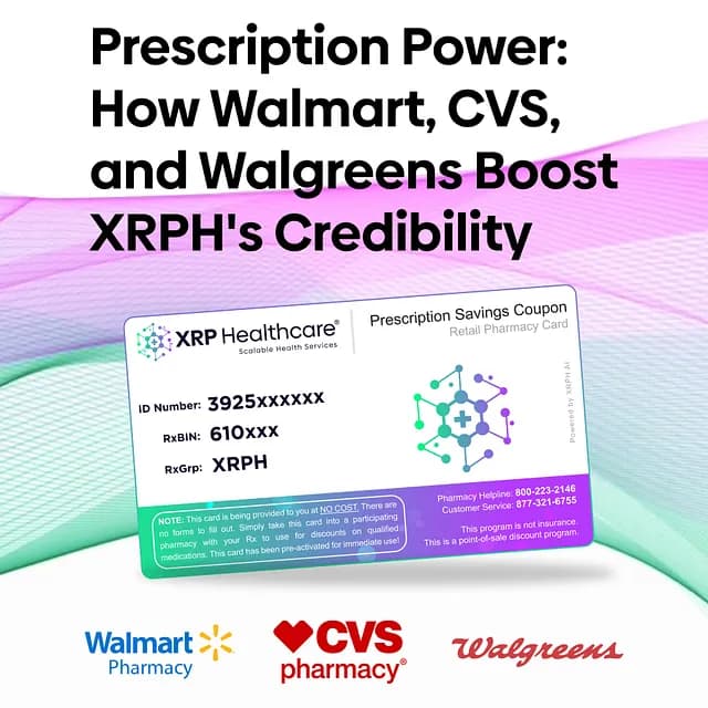 Pharmacy Giants Fuel XRPH’s Rise: The Credibility Behind the Card