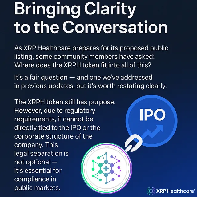 XRPH and XRP Healthcare’s IPO: Transparency, Growth, and Vision