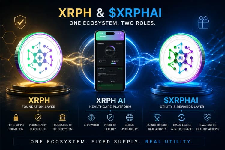 XRPH & $XRPHAI Explained: One Ecosystem. Fixed Supply. Real Utility