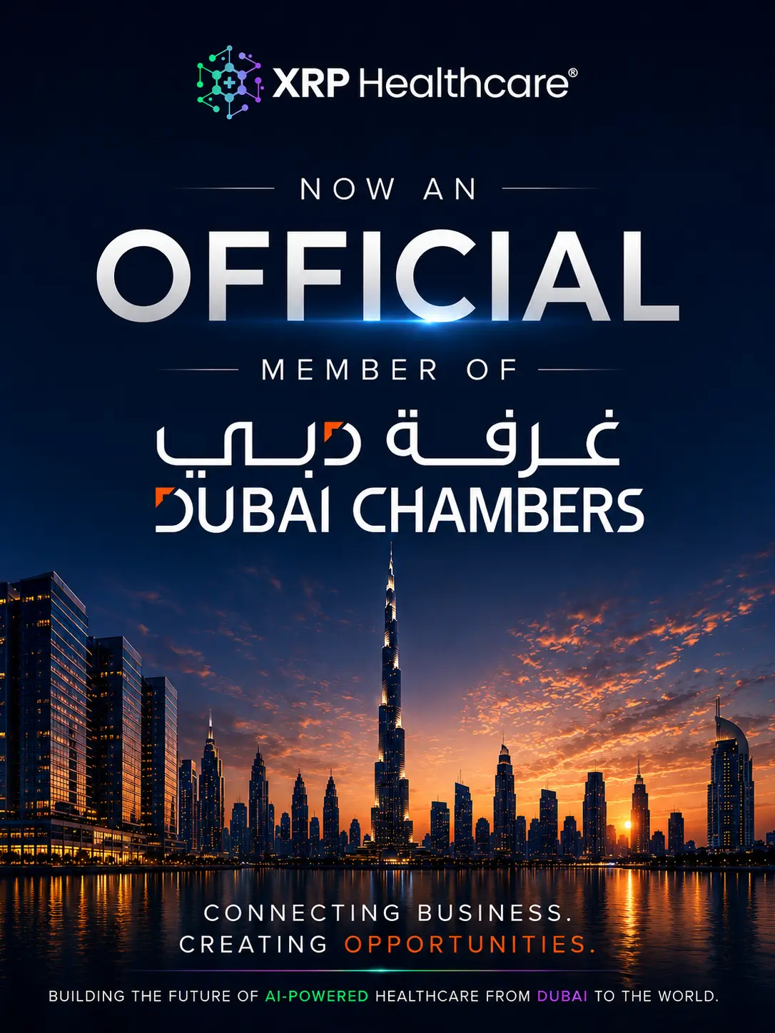 XRP Healthcare tritt den Dubai Chambers bei und stärkt die globale KI-Gesundheitsexpansion