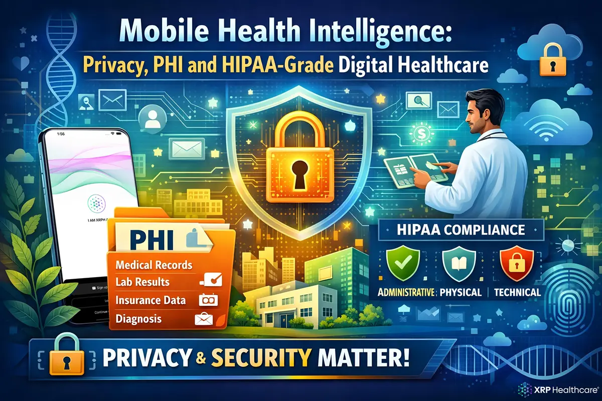 Mobile Health Intelligence: Privacy, PHI and HIPAA-Grade Digital Healthcare